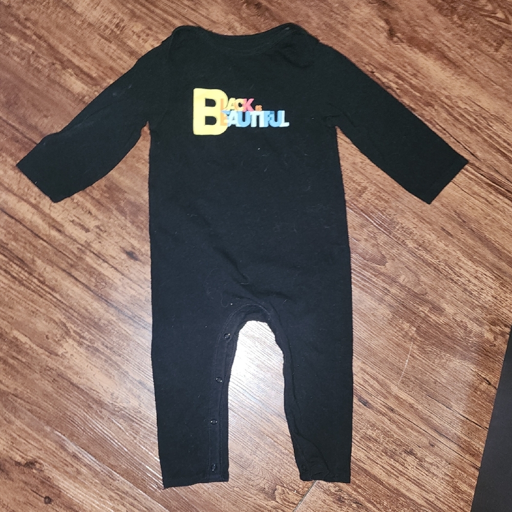 Target Black 'Black Beautiful' Kids Jumpsuit Size 12 Months